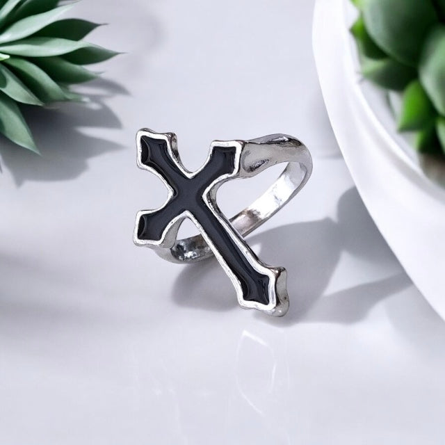 VINTAGE CROSS RING